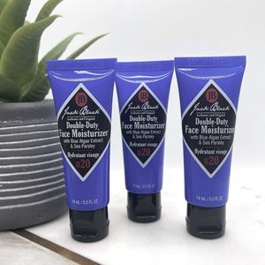 $8❤️🔥 Jack Black Double Duty Face Moisturizer SPF20 🧴 NEW 3 PACK